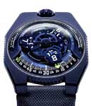 UR-100V  on Blue Textile Strap with Blue Dial