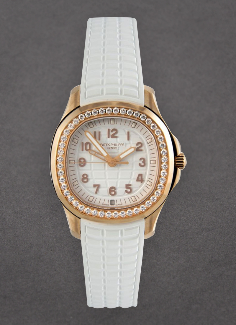 Patek Philippe Aquanaut Luce 5269R Dual Time in Rose Gold with Diamond Bezel