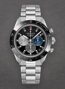 Zenith 03.3100.3600/21.M3100 Chronomaster Sport 41mm in Steel with Black Bezel 03.3100.3600/21.M3100