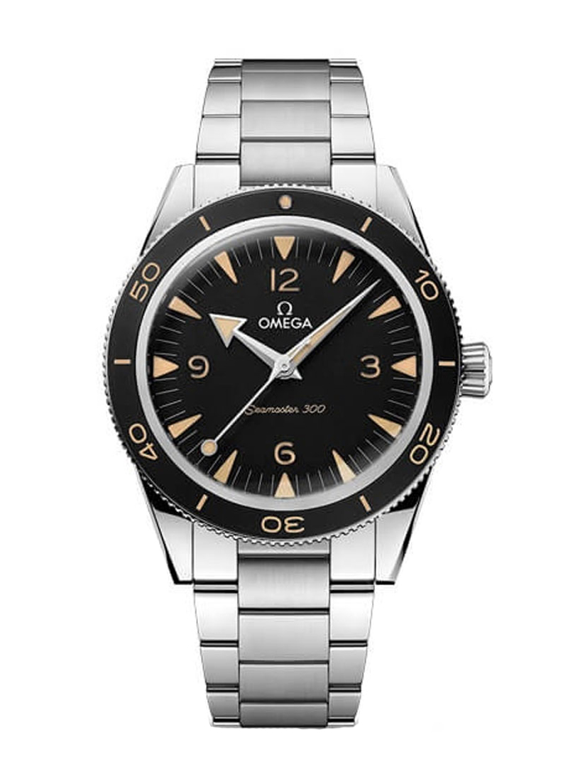 Omega Seamaster 300 Co-axial 41mm Automatic in Steel with Black Bezel