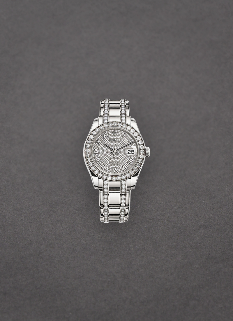 Pre-Owned Rolex Masterpiece 39mm in White Gold with Diamond Bezel