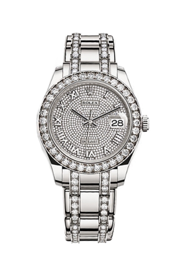Pre-Owned Rolex Masterpiece 39mm in White Gold with Diamond Bezel