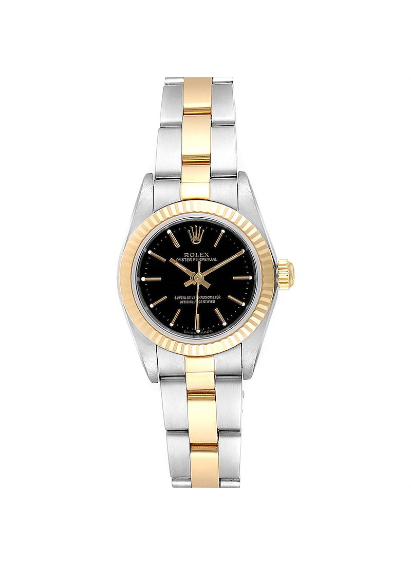 Pre-Owned Rolex 2-Tone Oyster Perpetual No Date Lady's