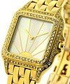 Yellow Gold PANTHER  Large Size - MOP Dial - Diamond Case and Bezel 