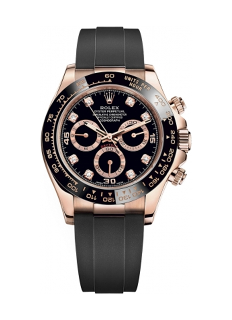 Pre-Owned Rolex Daytona Chronograph 40mm in Rose Gold with Ceramic Bezel