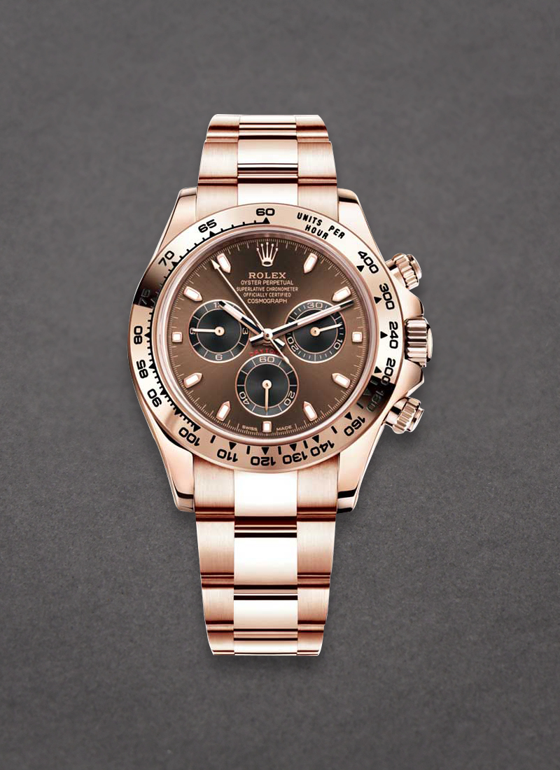 Pre-Owned Rolex Everose Cosmograph Daytona Men's 116505 in Rose Gold