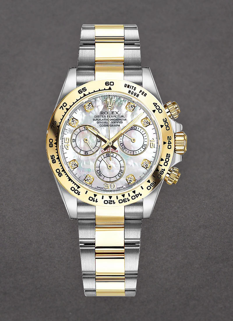 Pre-Owned Rolex Daytona 40mm in Steel with Yellow Gold Bezel