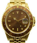 GMT Master Yellow Gold Rootbeer on Yellow Gold Jubilee Bracelet