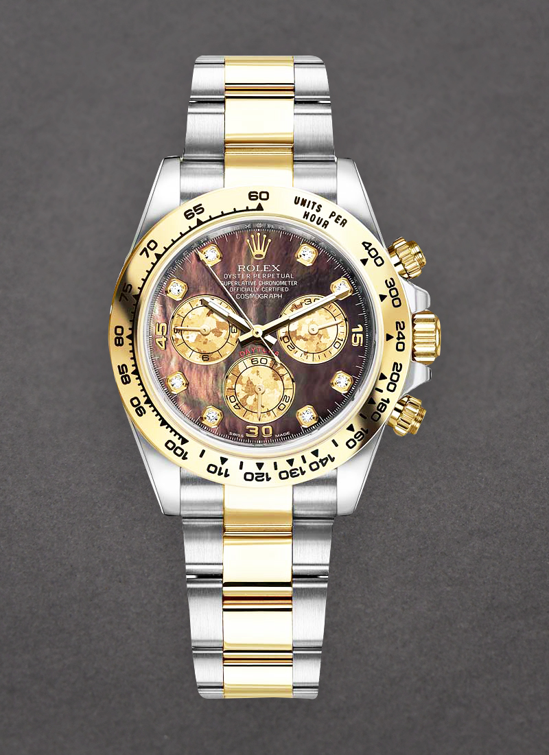 Pre-Owned Rolex Daytona 40mm in Steel with Yellow Gold Bezel