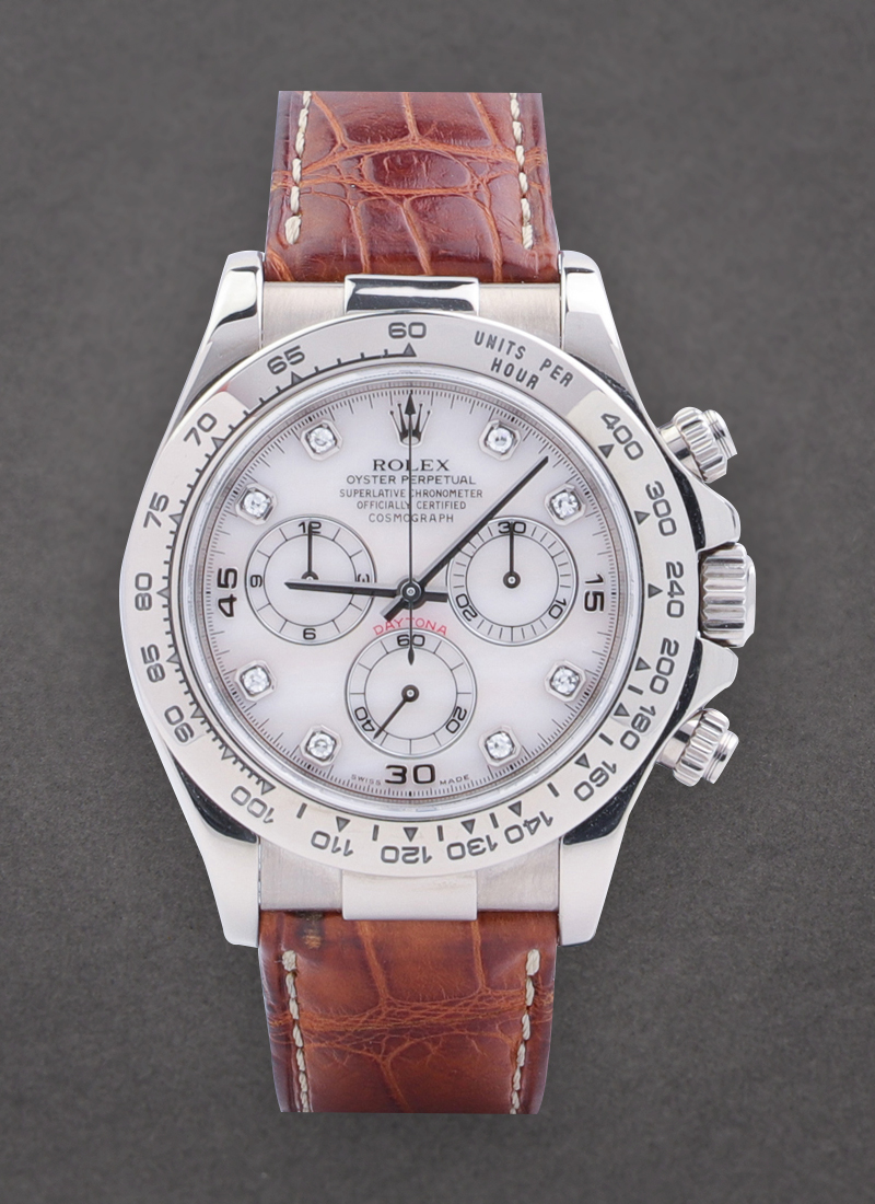 Pre-Owned Rolex Daytona Cosmograph 40mm in White Gold