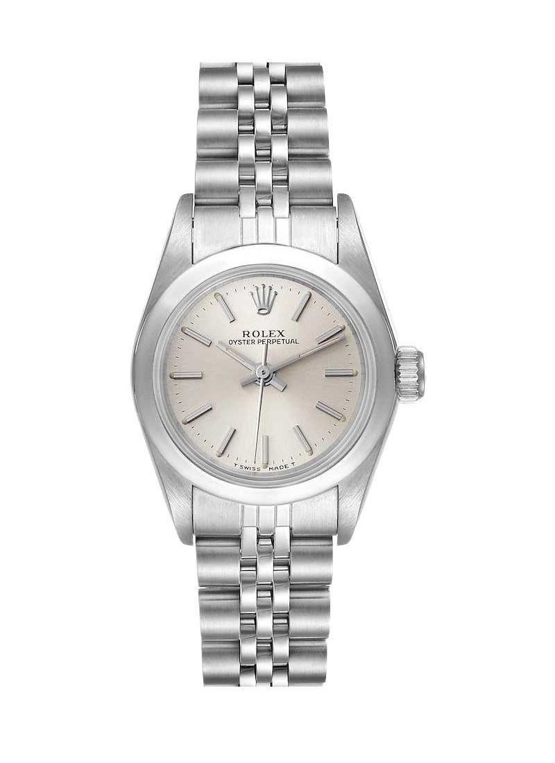 Pre-Owned Rolex Date 26mm in Steel with Smooth Bezel