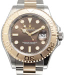 Yacht-Master 2-Tone Steel and Rose Rootbeer on Oyster Bracelet with Chocolate Dial - Ref 126621