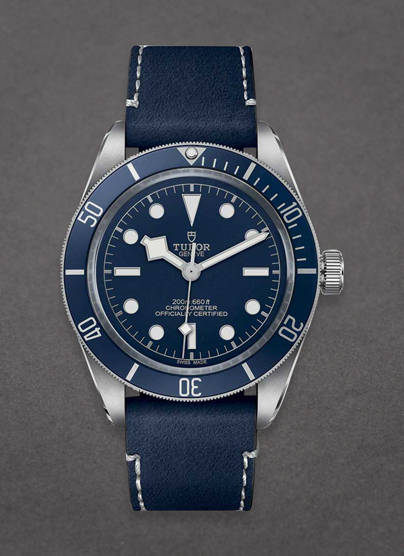 Tudor Heritage Black Bay in Steel with Blue Bezel