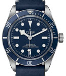 Heritage Black Bay in Steel with Blue Bezel on Blue Leather Strap with Blue Dial