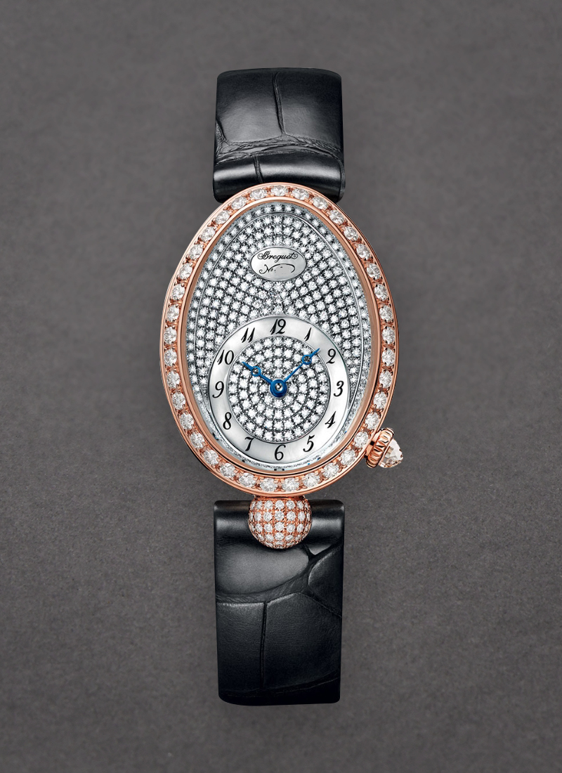 Breguet Reine de Naples in Rose Gold with Diamond Bezel