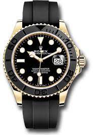 Rolex Unworn Yachtmaster 42mm in YELLOW Gold with Black Bezel Rolex Unworn Yachtmaster 42mm in YELLOW Gold with Black Bezel
