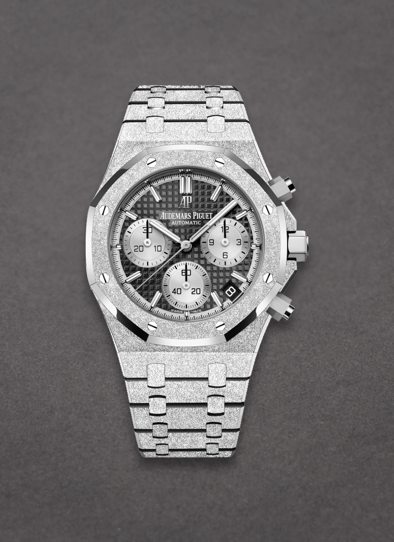 Audemars Piguet Royal Oak Chronograph in Frosted White Gold