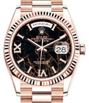 President Day-Date 36mm in Rose Gold with Diamond Bezel on President Bracelet with EisenKiesel Diamond Dial