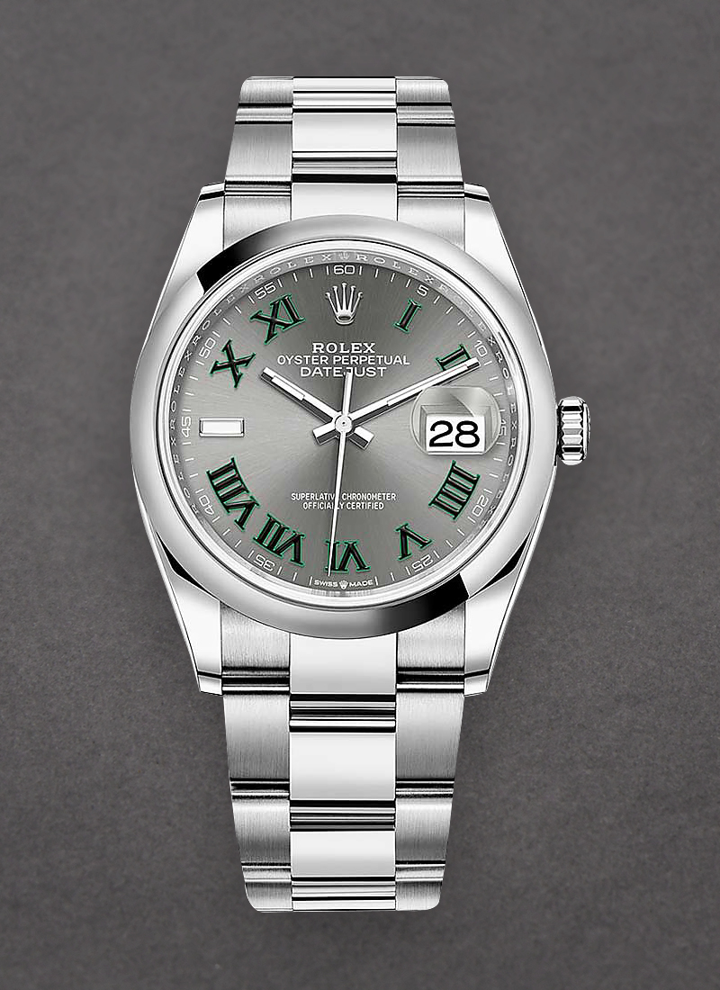 Pre-Owned Rolex Datejust 36mm in Steel with Domed Bezel