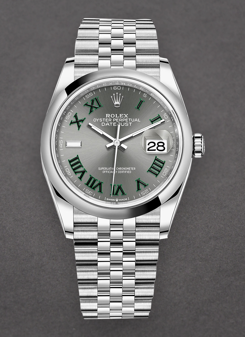 Pre-Owned Rolex Datejust 36mm in Steel with Domed Bezel