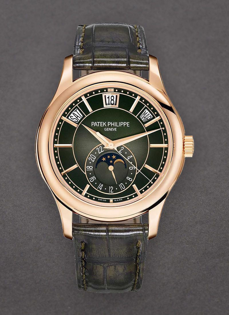 Patek Philippe Annual Calendar Ref 5205R-010 Moon Phase in Rose Gold