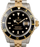 Submariner 40mm in Steel with Black Bezel on Bracelet with Black Dial