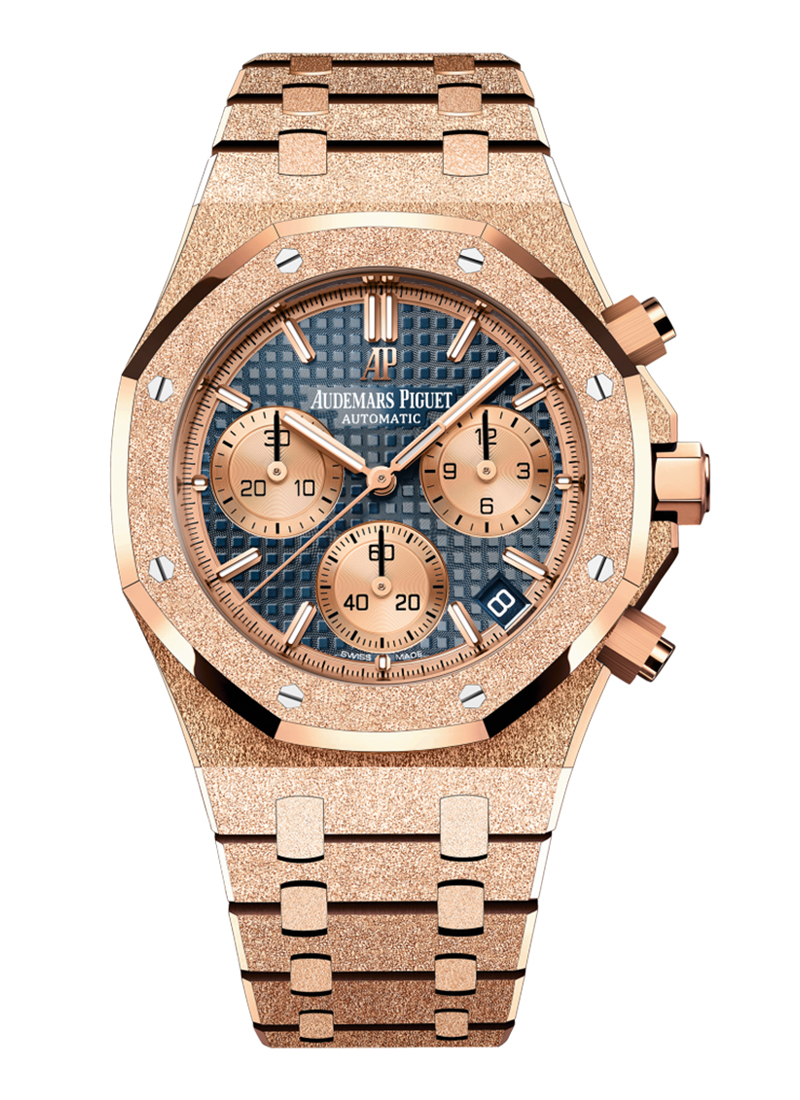Audemars Piguet Royal Oak Chronograph in Frosted Rose Gold