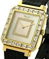 Square Large Size with Baguette Diamond Bezel