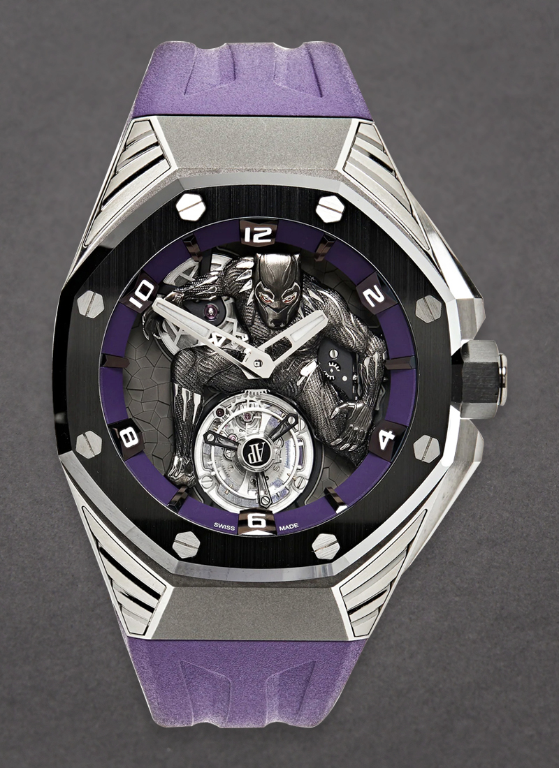 Audemars Piguet Royal Oak Concept Black Panther Flying Tourbillon in Titanium with Ceramic Bezel