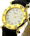 Ladies Classique Round Yellow Gold with Diamond Bezel 