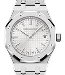 Royal Oak 37mm  50th Anniversary in Steel on Steel Bracelet with Silver Tapisserie Dial