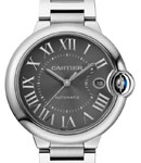 Ballon Bleu de Cartier 40mm Automatic in Steel on Steel Bracelet with Grey Roman Dial