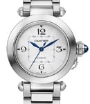 Pasha Mens 35mm Automatic in Steel on Steel Bracelet with Silver Dial