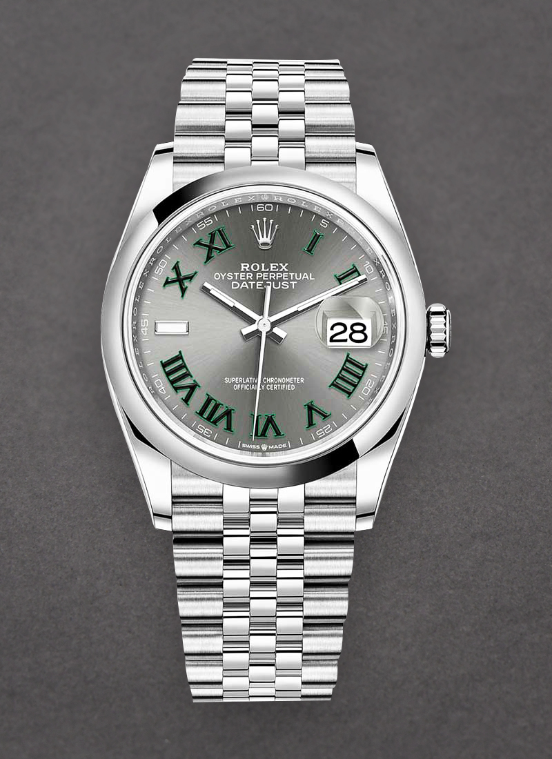 Rolex Unworn Datejust 36mm in Steel with Domed Bezel