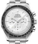 Speedmaster Professional Moonwatch Canopus in White Gold with Black Bezel on White Gold Bracelet with Silver Dial