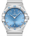 Constellation Quartz 28mm in Steel on Steel Bracelet with Blue Dial