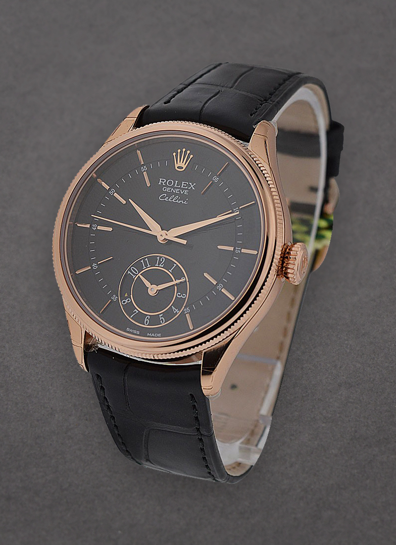 Pre-Owned Rolex Cellini 39mm in Rose Gold