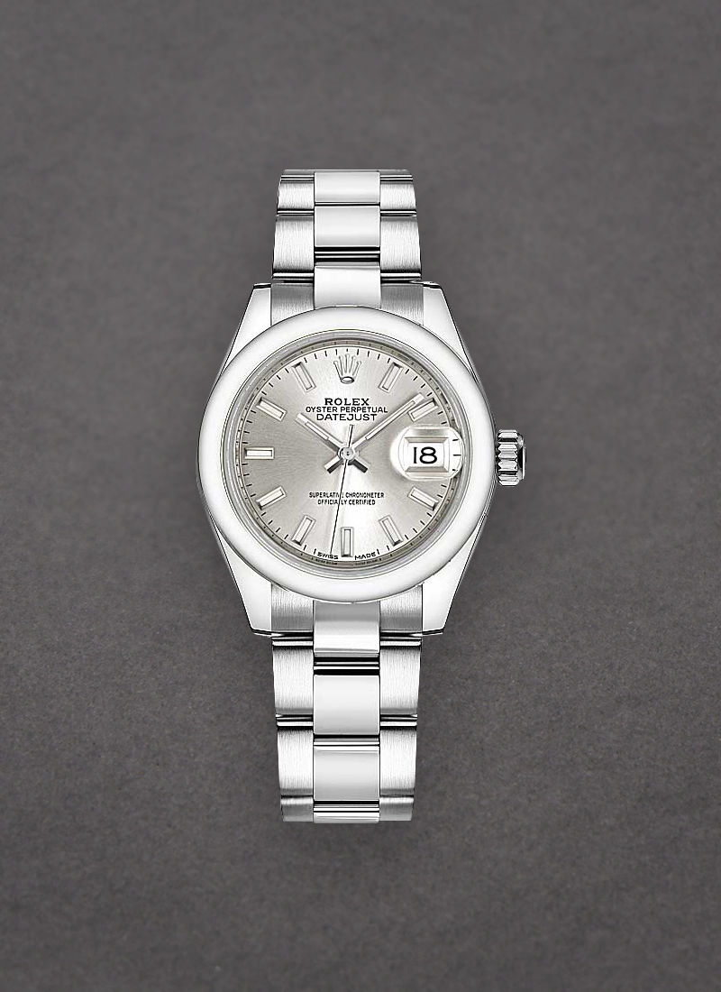 Pre-Owned Rolex Datejust Ladies 26mm in Steel with Smooth Bezel