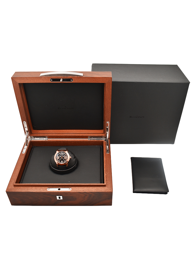 Blancpain L-Evolution Moonphase 8 Jours 43.5mm Automatic in Rose Gold 8866-3630-53B