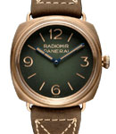 PAM 760 - Radiomir Bronzo 47mm in Bronze on Brown Leather Strap with Green Dial