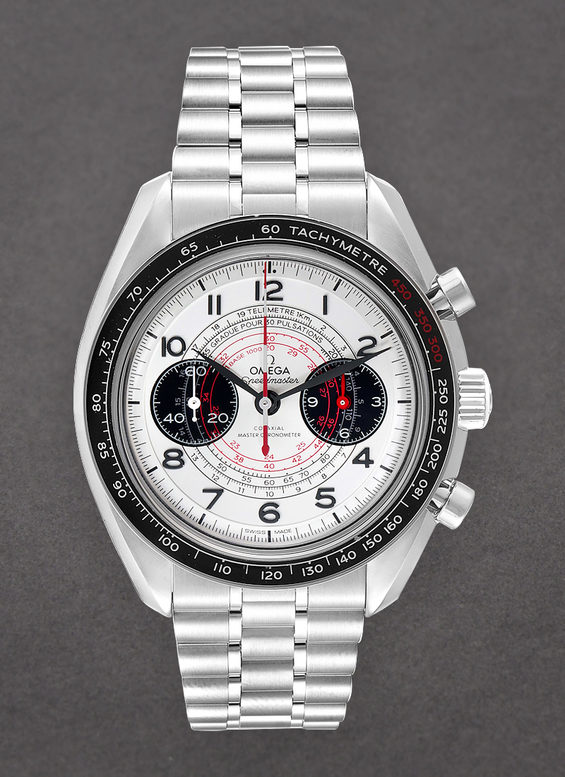 Omega Speedmaster Chronoscope 43mm in Steel with Black Bezel