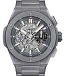 Big Bang Integral 42mm in Grey Ceramic on Grey Ceramic Bracelet with Grey Skeleton Dial