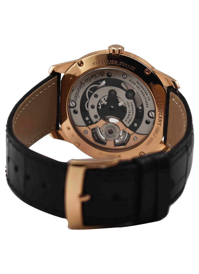 Charles Girardier Tourbillon Extra Thin 40.5mm in Rose Gold 1759RG