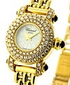 Haute Joaillerie Round Yellow Gold with Diamond Case on Bracelet