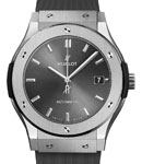 Classic Fusion in Titanium on Rubber Strap with Grey Dial