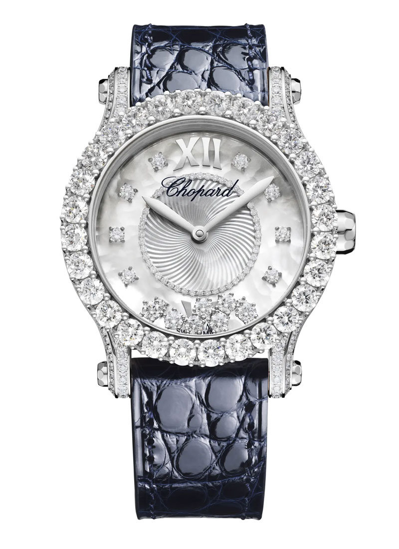 Chopard Happy Sport Joaillerie 36mm in White Gold with Diamond Bezel