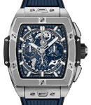 Spirit Of Big Bang Chronograph in Titanium on Rubber Strap with Skeleton Dial