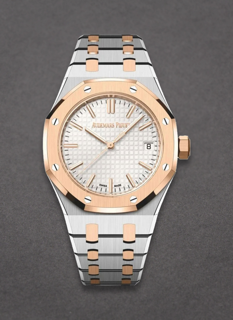 Audemars Piguet Royal Oak 37mm 50th Anniversary in Steel and Rose Gold Bezel