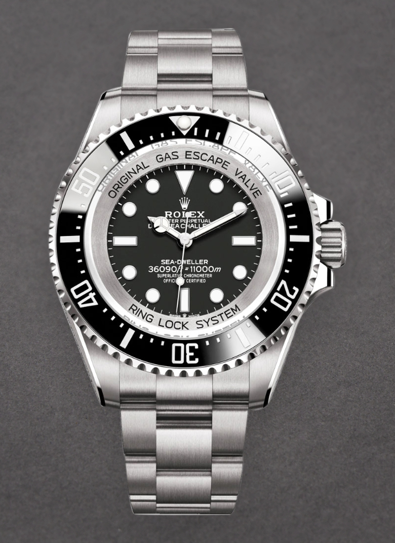 Rolex Unworn Sea Dweller Deep Sea Ref 126067 in Titanium with Black Bezel