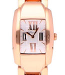 La Strada Silver Dial Rose Gold on Rose Gold Bracelet with Silver Dial